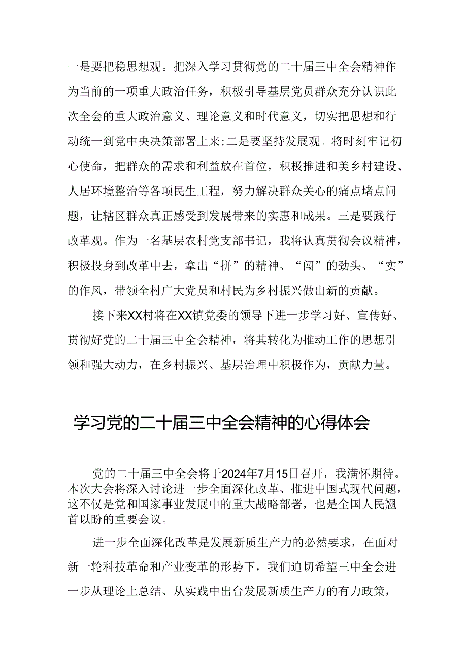 精品2024年学习党的二十三中全会精神的心得体会33篇.docx_第3页