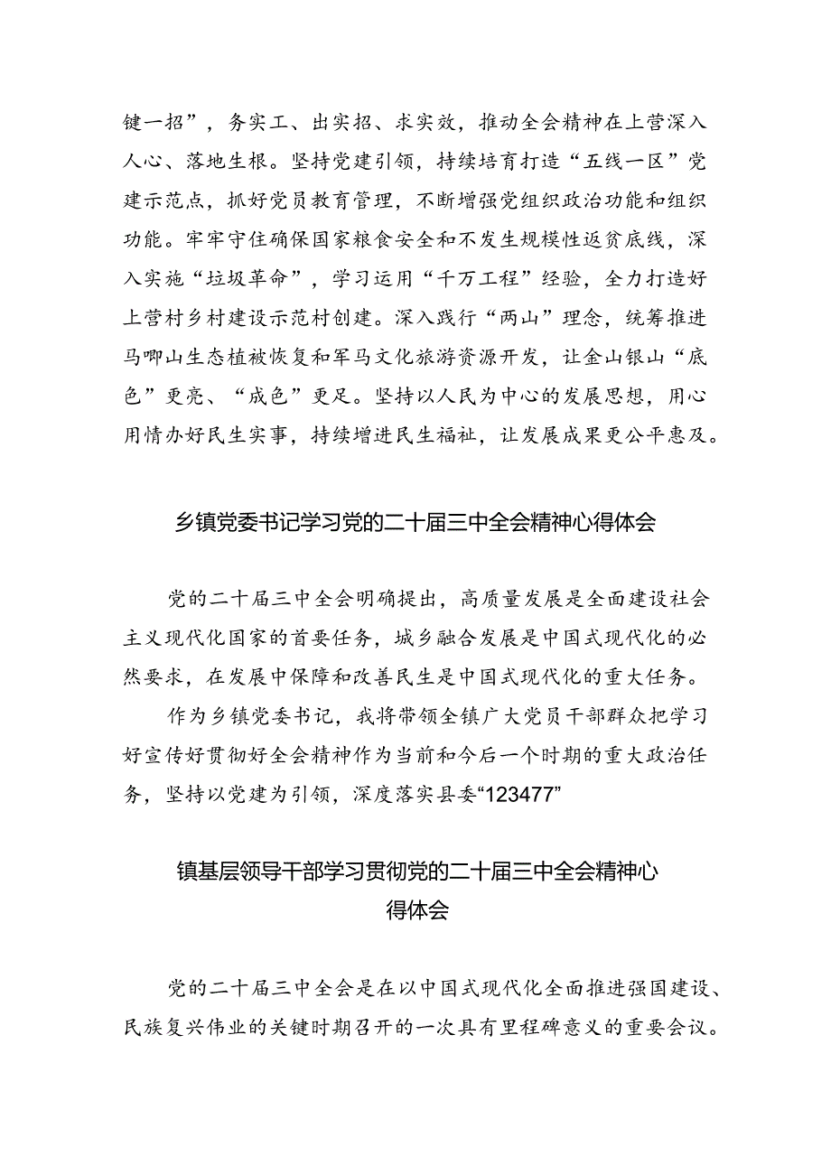 （9篇）乡镇执法工作人员学习贯彻党的二十三中全会精神心得体会范文.docx_第3页
