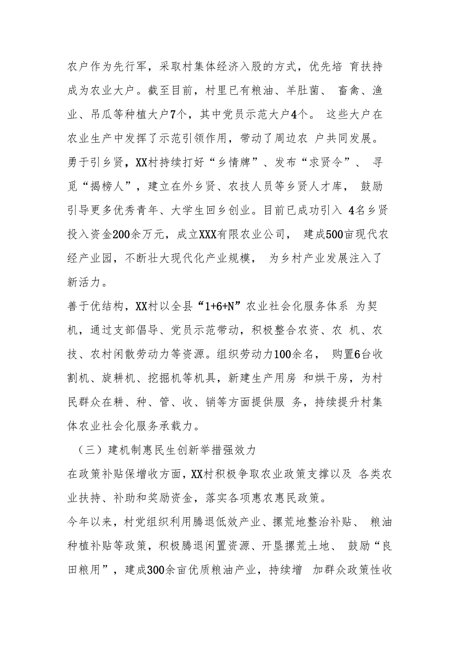 2024 年 XX 村“三新”领域党建工作总结.docx_第3页