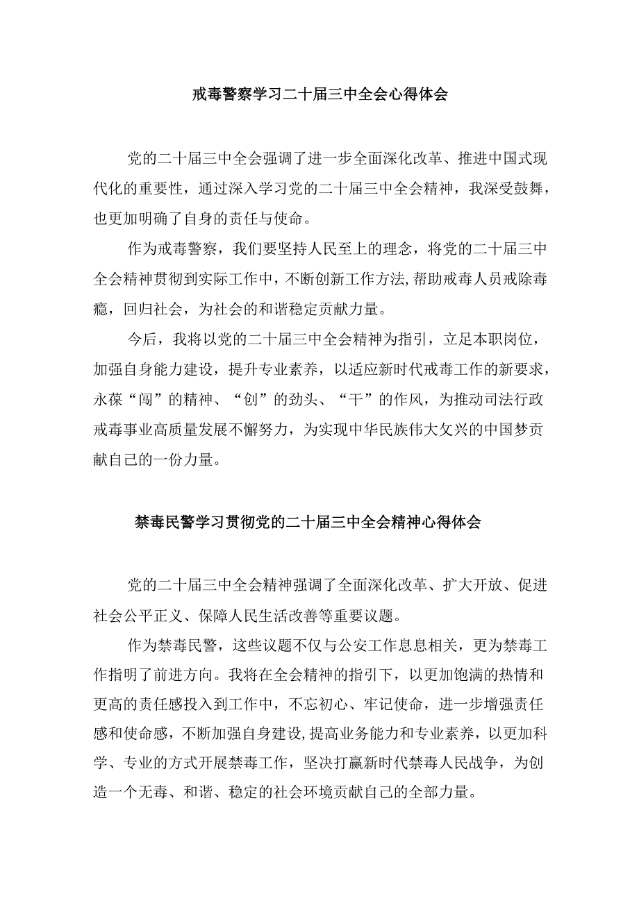 （11篇）戒毒干警学习贯彻二十三中全会精神心得体会集合.docx_第3页