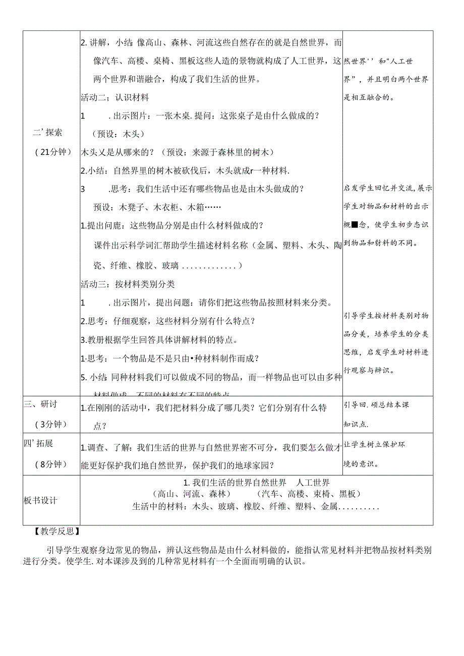 （2024）科教版科学二年级上册《我们生活的世界》教案.docx_第2页
