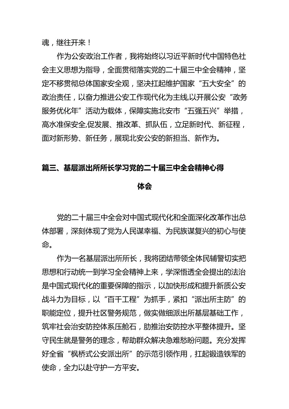 交警大队负责人学习党的二十三中全会精神心得体会（共12篇）.docx_第3页