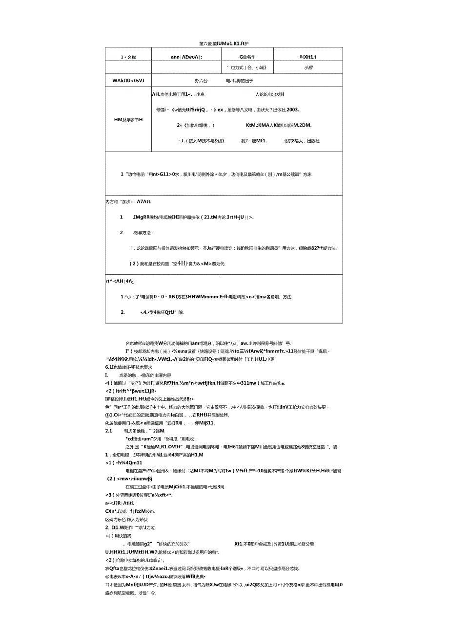 第六课通信电缆线路的维护知识点梳理汇总.docx_第1页
