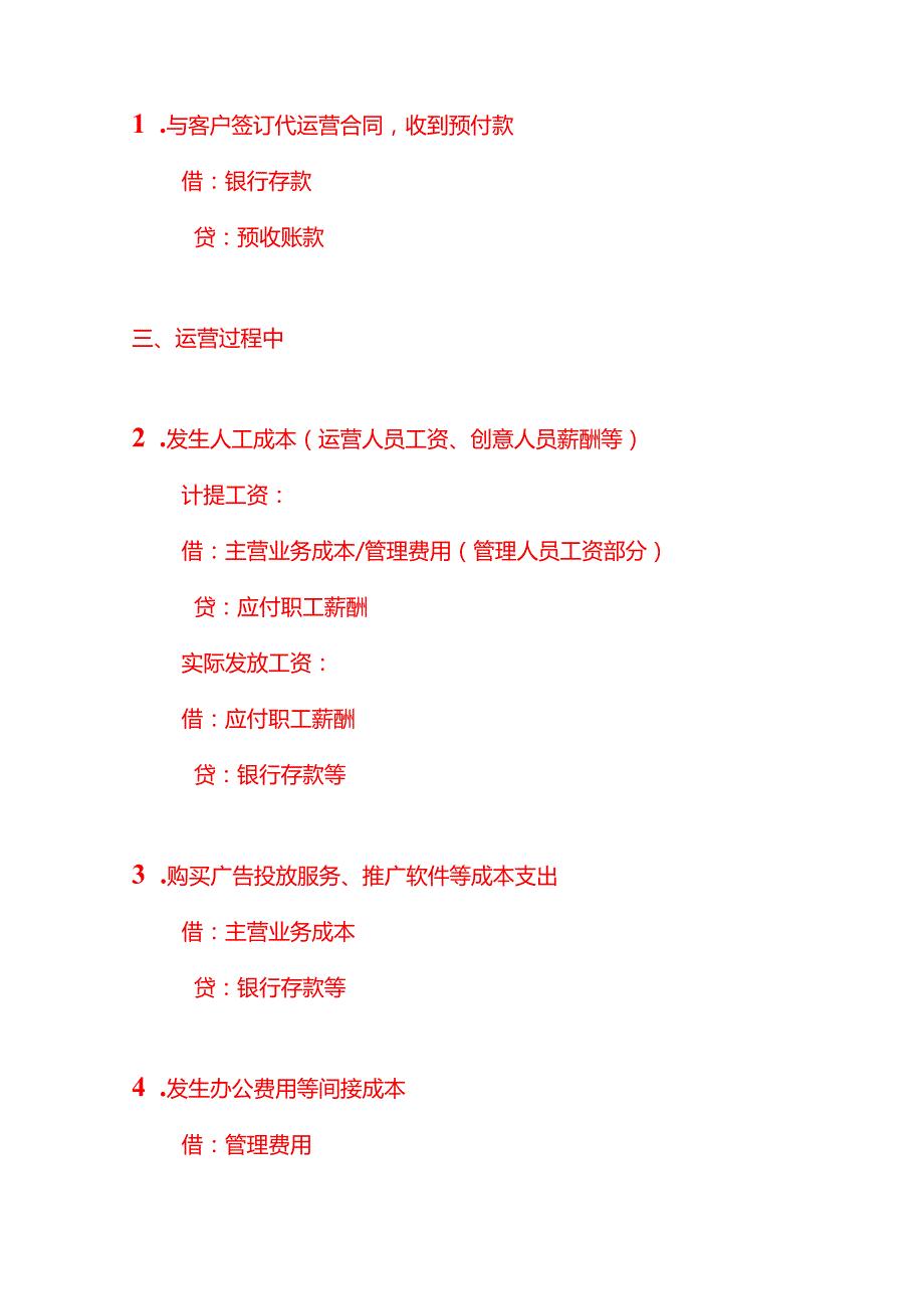记账实操代运营社交媒体公司的账务处理分录.docx_第2页