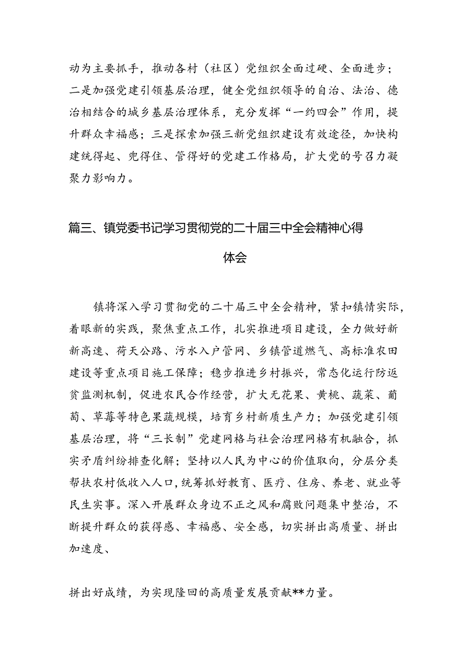 （10篇）乡镇执法工作人员学习贯彻党的二十三中全会精神心得体会（详细版）.docx_第3页