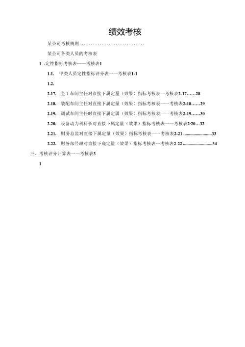 某公司考核规则.docx