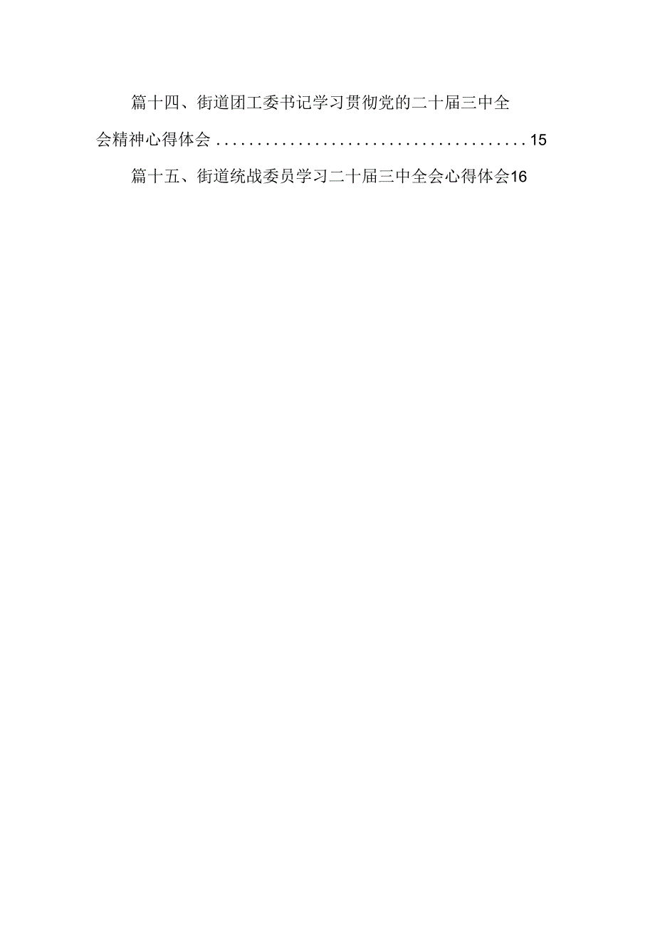 （15篇）街道领导干部学习二十三中全会专题研讨材料（详细版）.docx_第2页