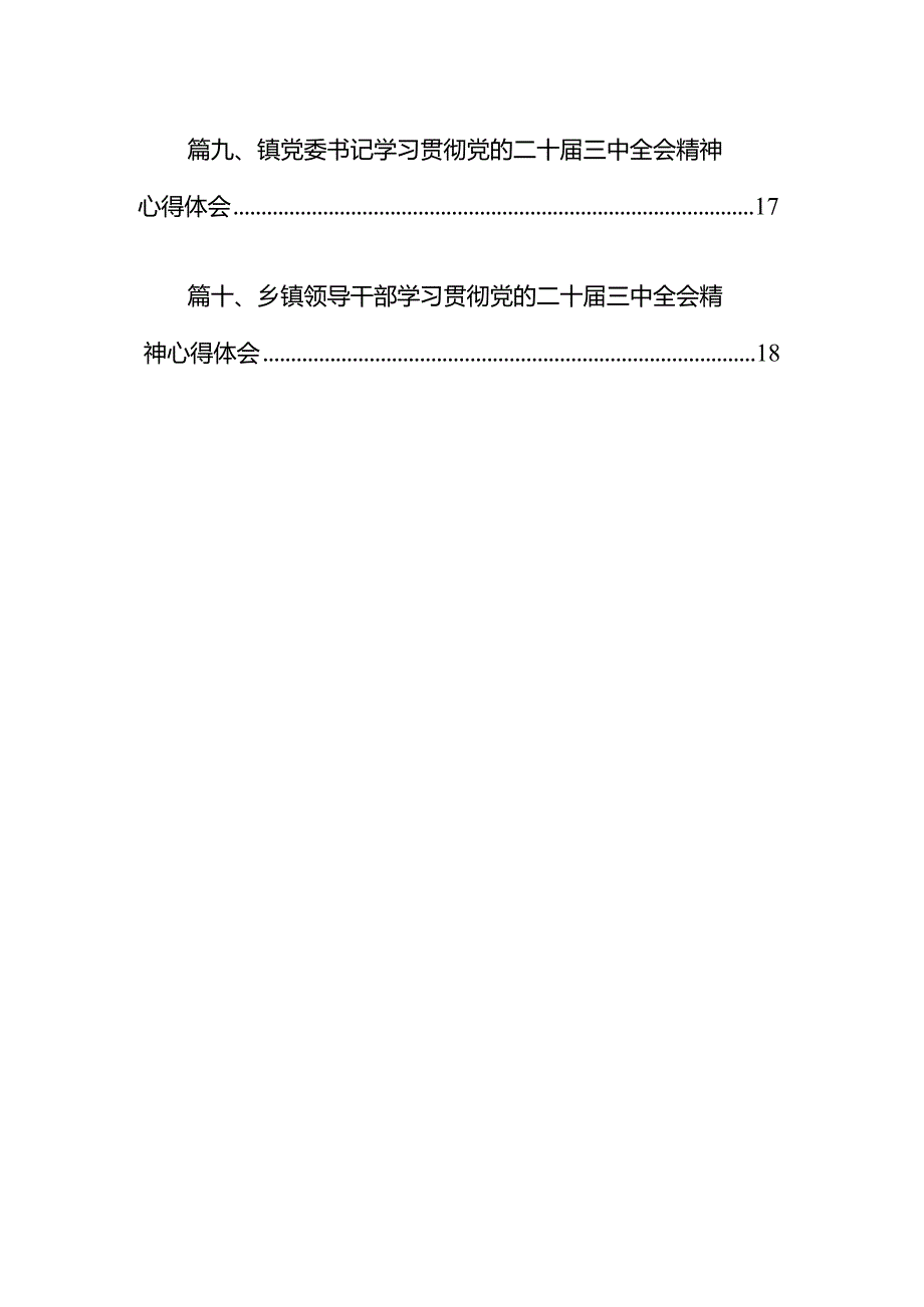 （10篇）乡镇组织委员学习贯彻党的二十三中全会精神心得体会（精选）.docx_第2页