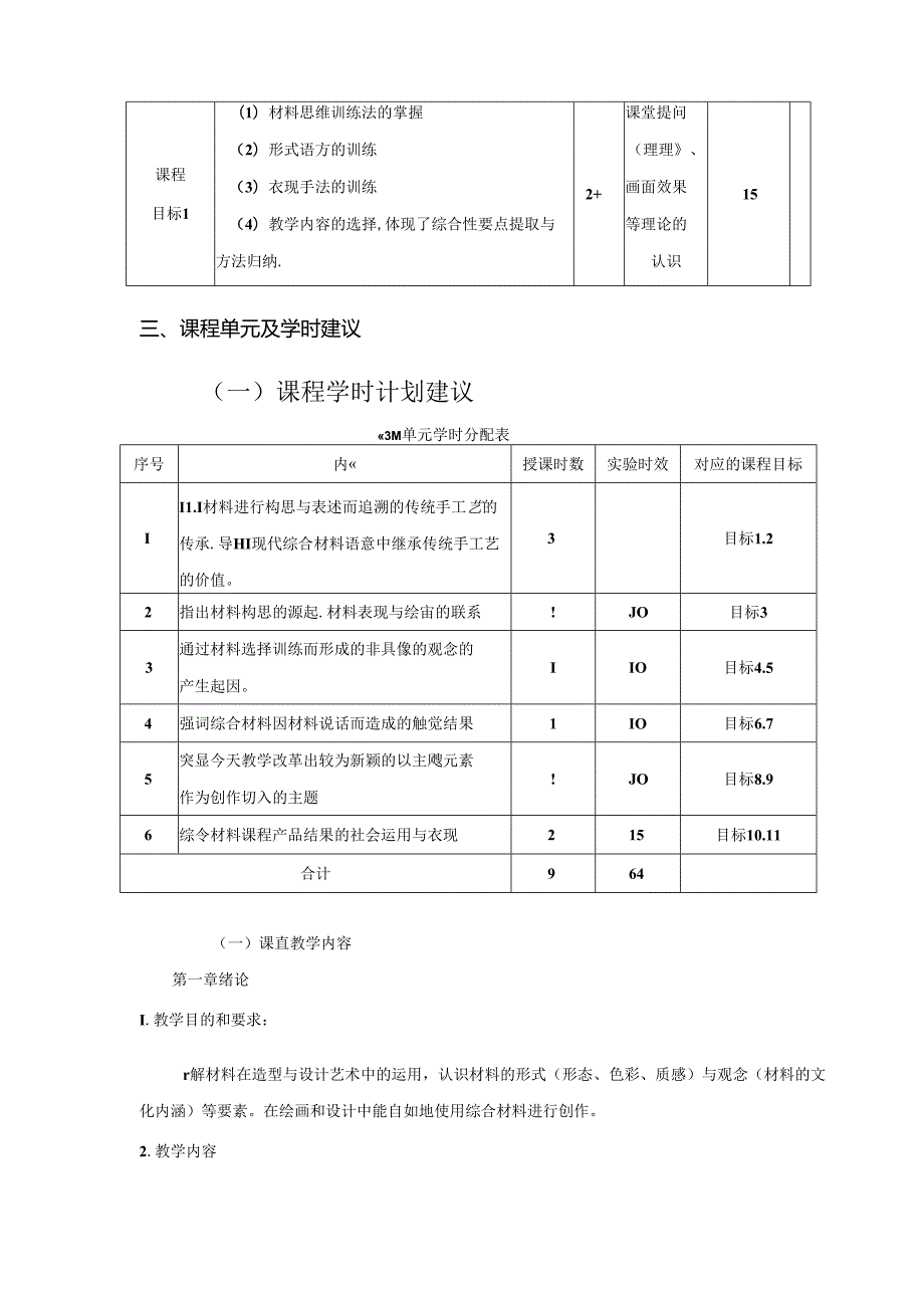 美术课程教学大纲《综合材料绘画》.docx_第3页