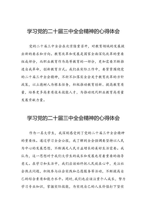 学习二十三中全会精神的心得体会模板四十篇.docx