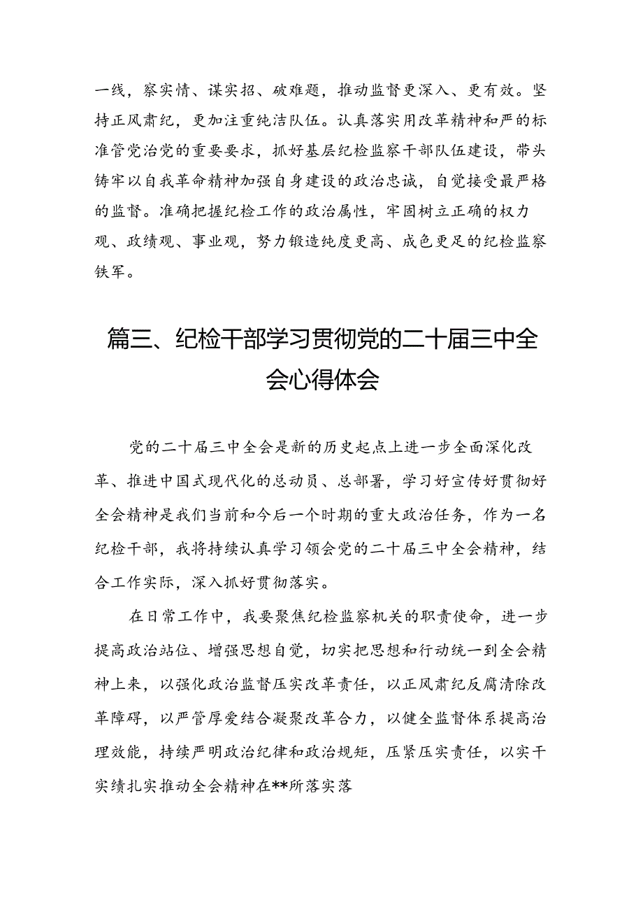 （11篇）纪委书记学习党的二十三中全会精神研讨发言（精选）.docx_第2页