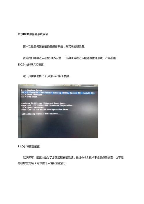 DELLR730安装操作系统图解教程(1).docx