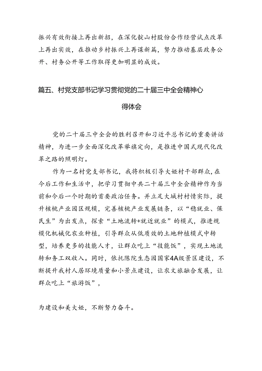 （11篇）驻村干部学习贯彻党的二十三中全会精神心得体会（最新版）.docx_第3页
