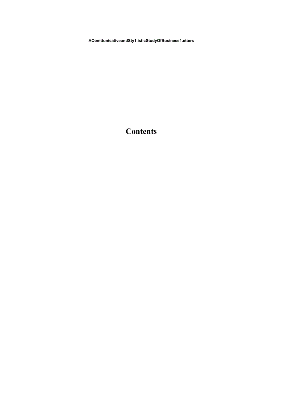 A Communicative and Stylistic StudyOf Business Letters.docx_第1页