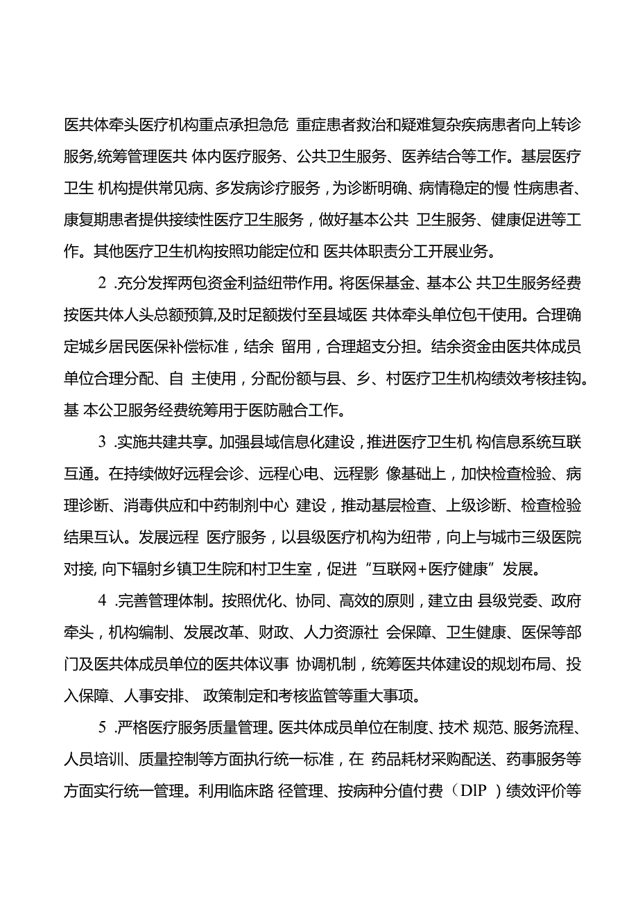 关于进一步深化紧密型县域医共体建设若干举措(1).docx_第2页