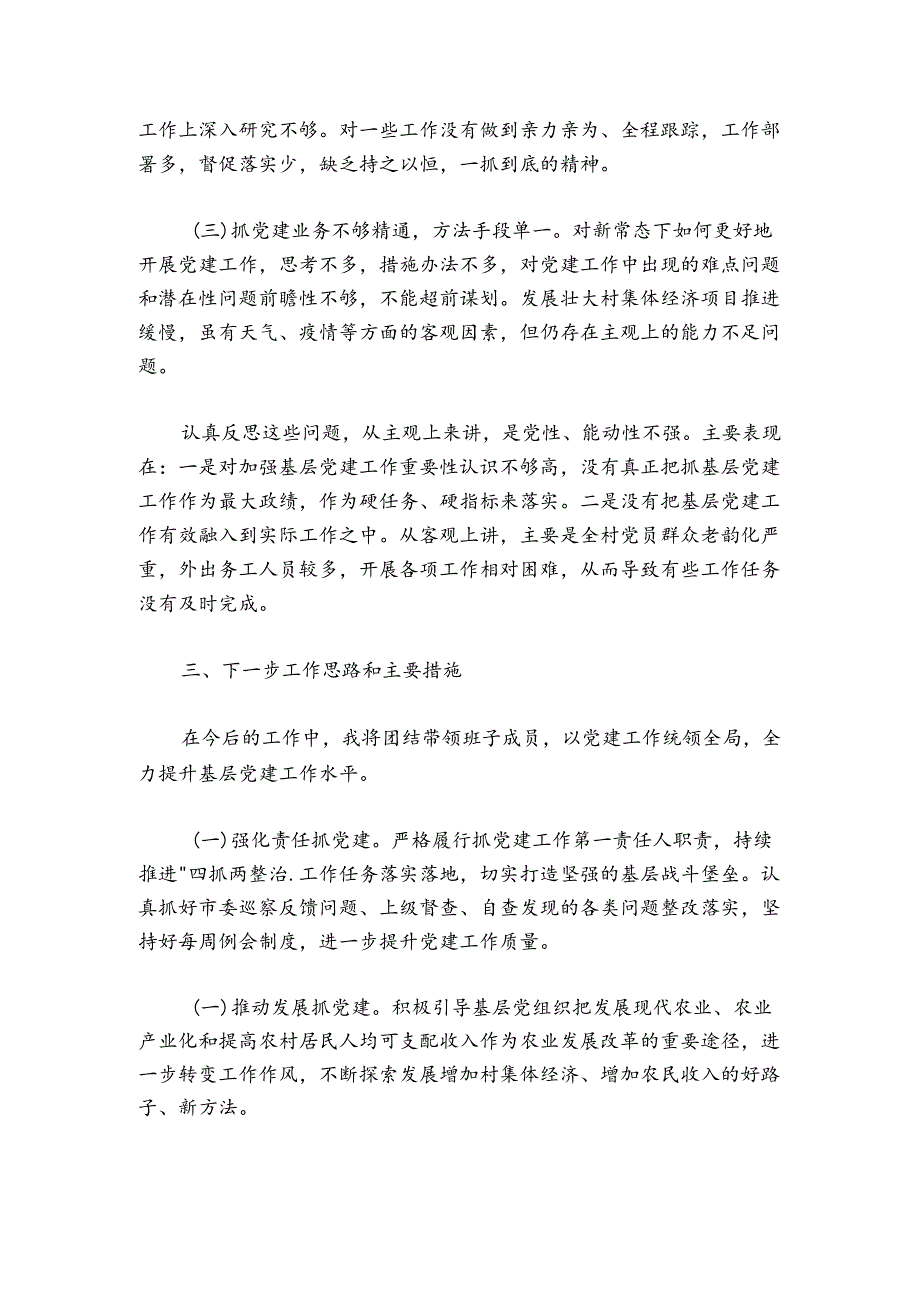 村党组织书记抓党建工作述职报告.docx_第3页