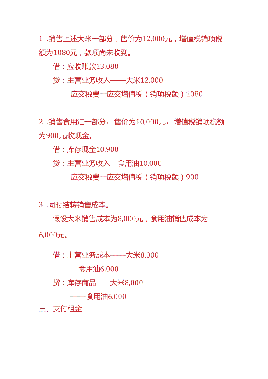 记账实操粮油店账务处理实例.docx_第2页