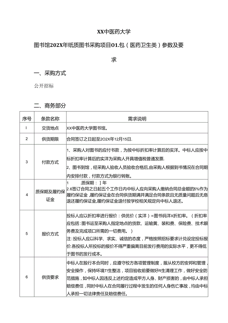 XX中医药大学关于为我校图书馆202X年纸质图书采购项目01包（医药卫生类）组织咨询论证的公告（2024年）.docx_第3页