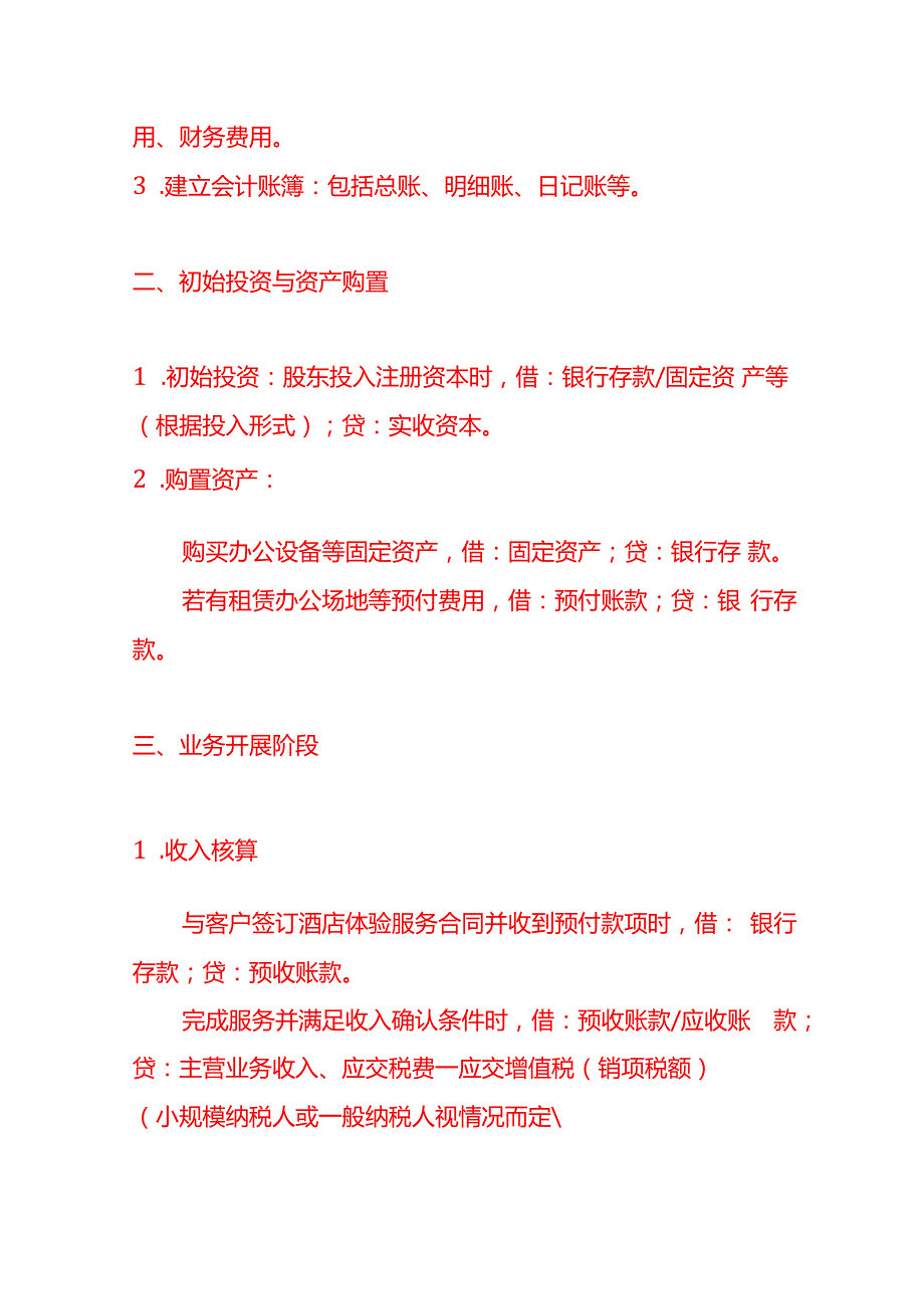 记账实操酒店体验服务公司的账务处理流程.docx_第2页