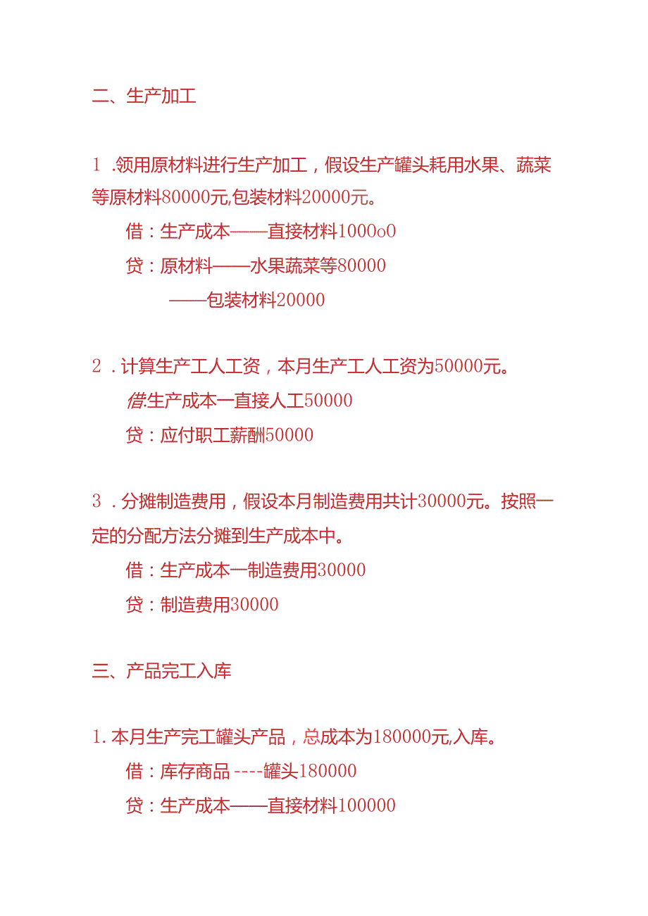 记账实操罐头食品厂账务处理实例.docx_第2页
