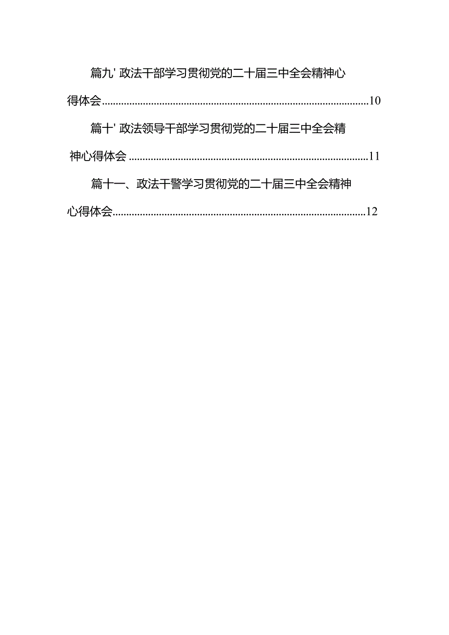 （11篇）基层政法工作者学习贯彻党的二十三中全会精神心得体会（精选）.docx_第2页