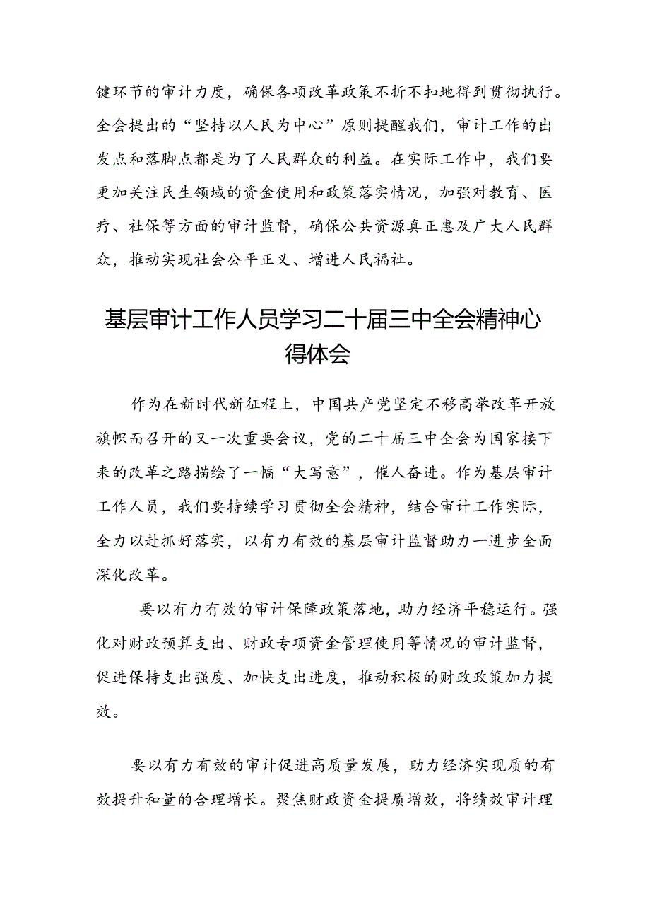(5篇)审计局领导干部学习贯彻党的二十三中全会精神心得体会（精选）.docx_第3页