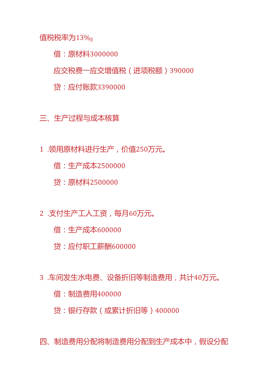 做账实操卫生巾生产企业的账务处理实例.docx_第2页