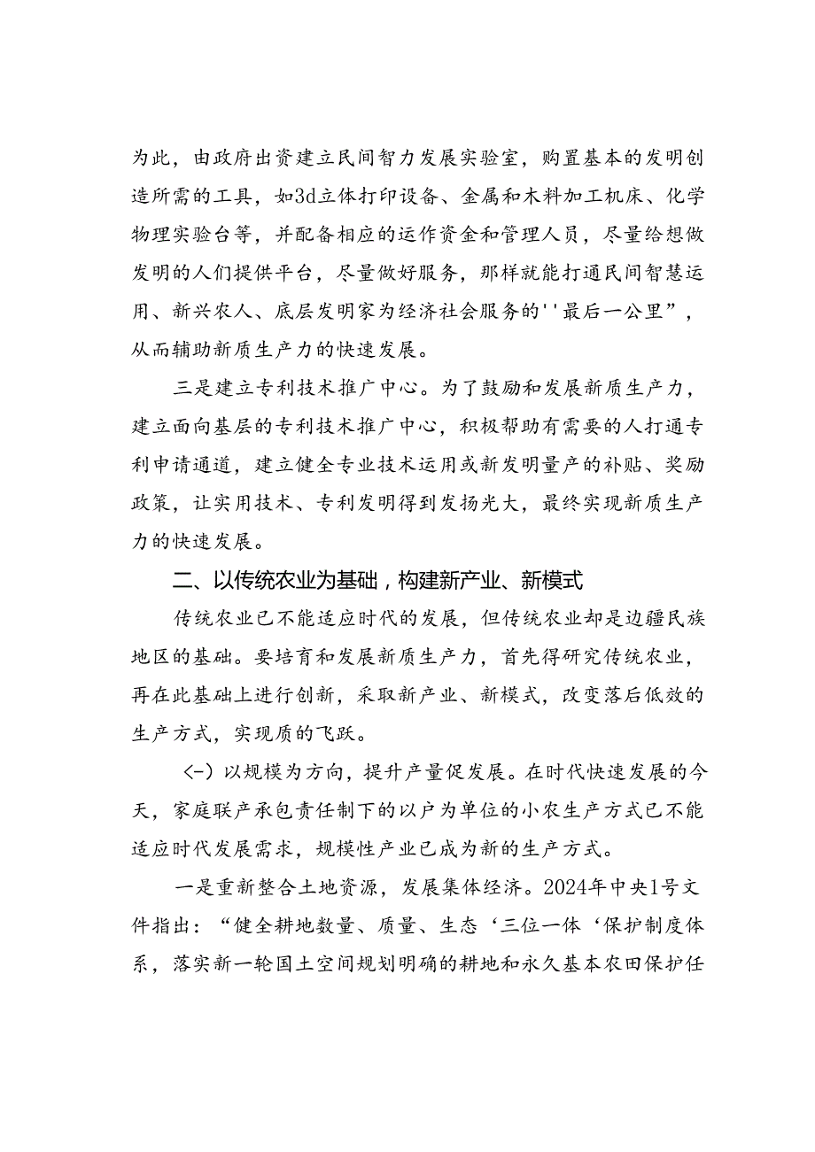 民族地区发展新质生产力研讨交流材料.docx_第3页