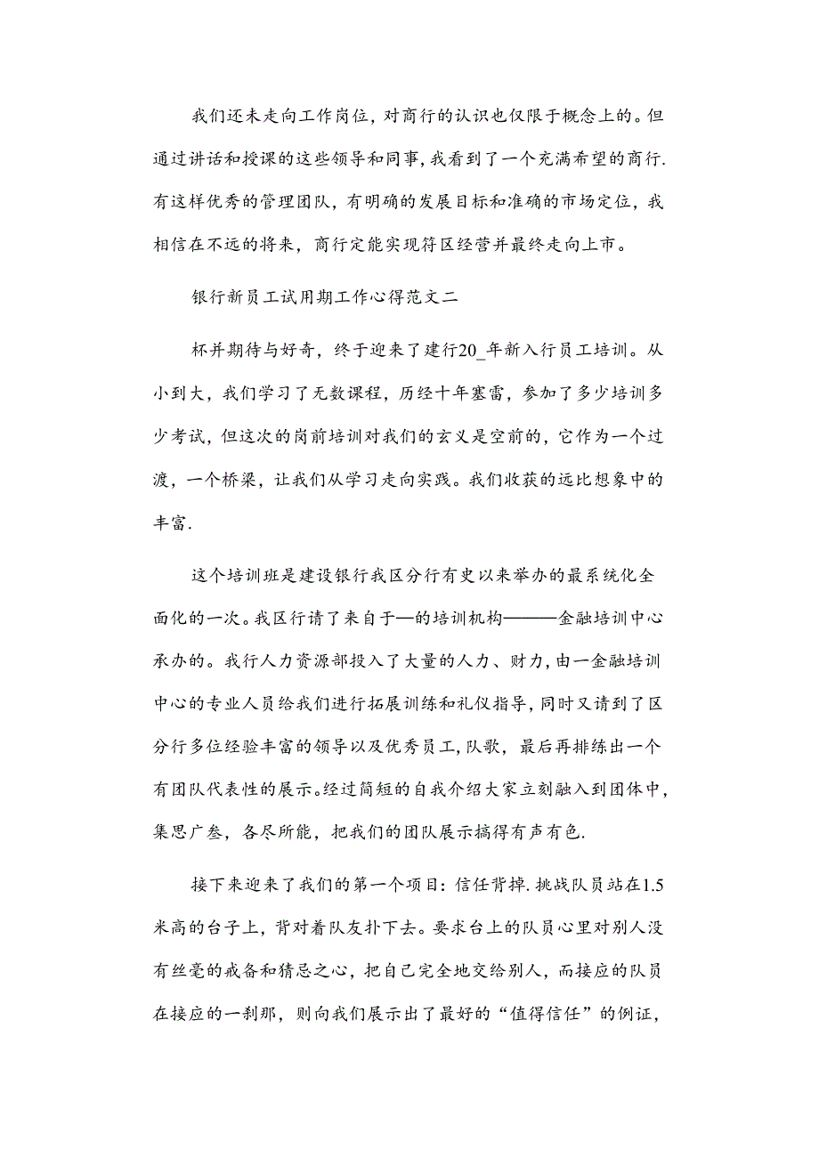 银行新员工试用期工作心得范文.docx_第3页