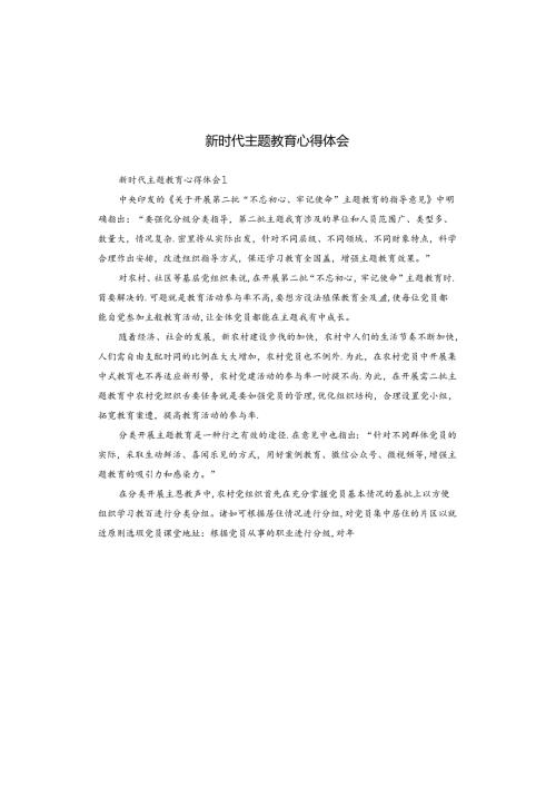 新时代主题教育心得体会.docx