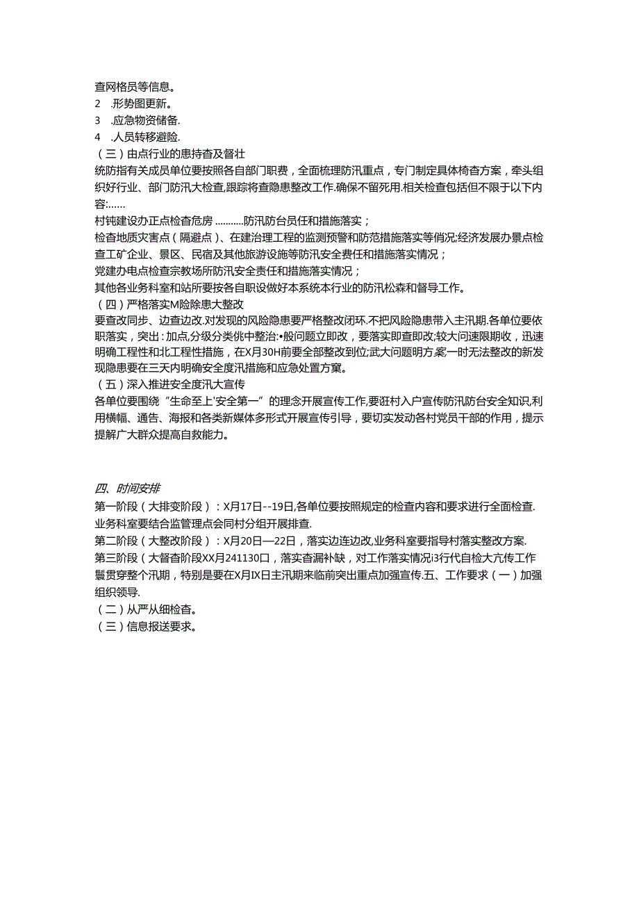 2024年防汛防台风险隐患大排查大整治工作方案.docx_第2页