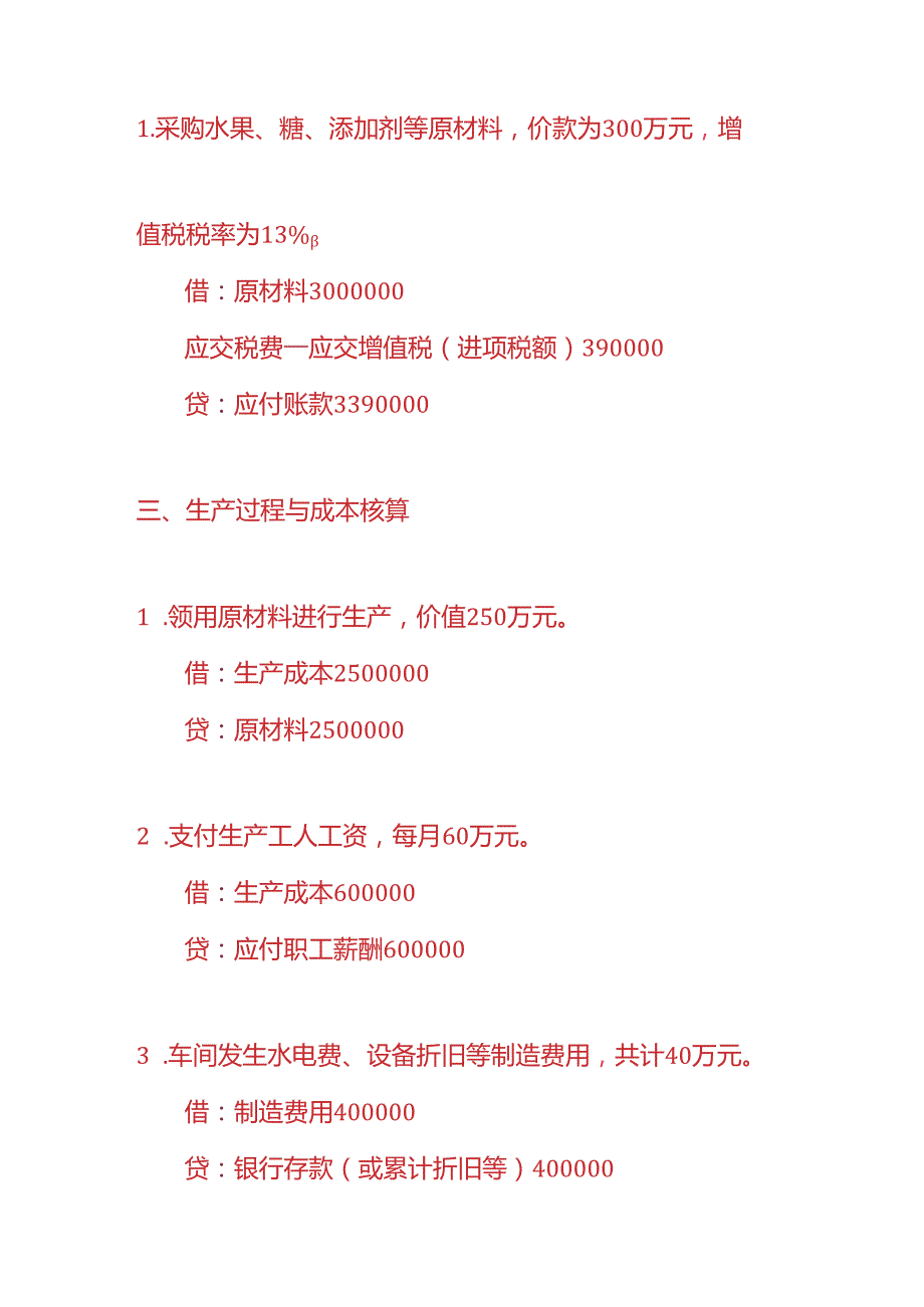 做账实操饮料加工厂的账务处理实例.docx_第2页