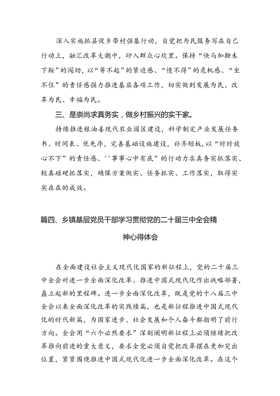 乡镇政法委员学习贯彻二十三中全会精神心得体会（共7篇）.docx_第3页