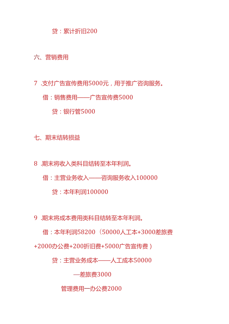 做账实操咨询服务业的账务处理分录.docx_第3页