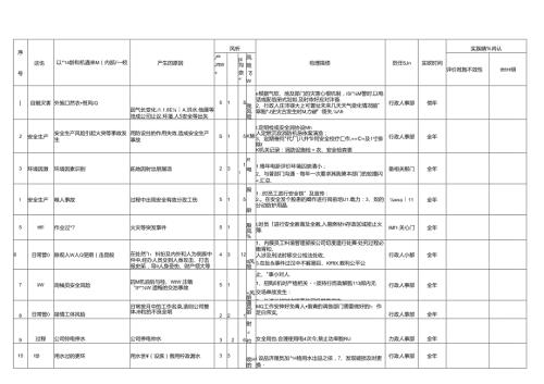 风险与机会识别和评价应对措施表.docx