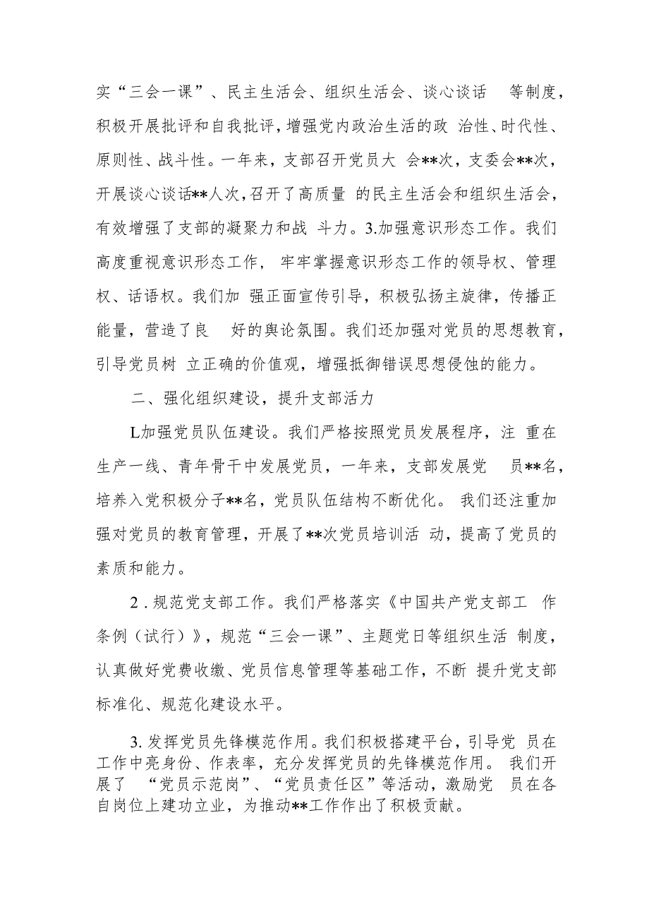 党支部书记20242025个人述职报告3篇.docx_第2页