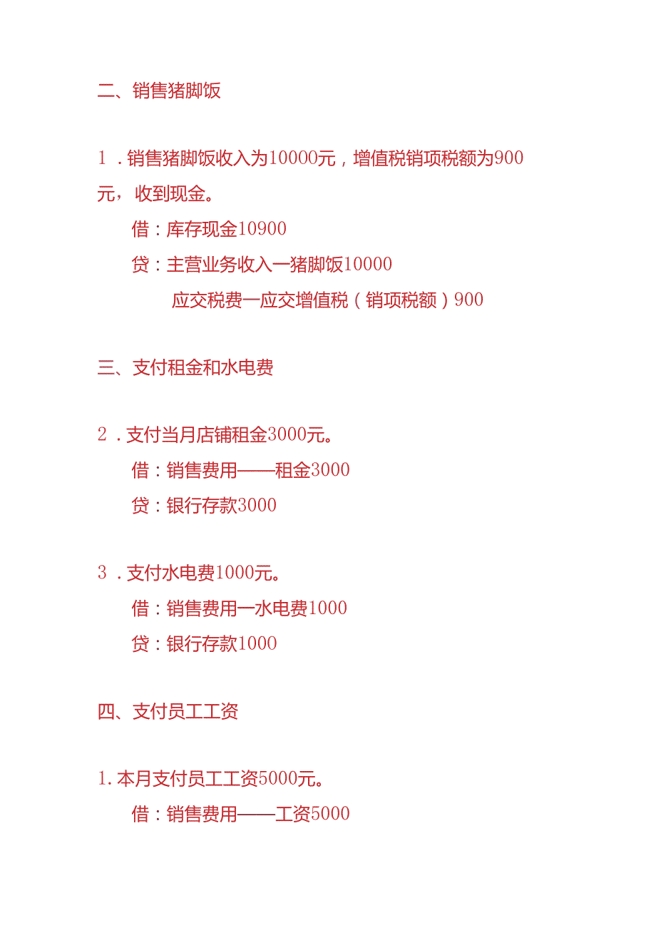 记账实操猪脚饭门店账务处理实例.docx_第2页