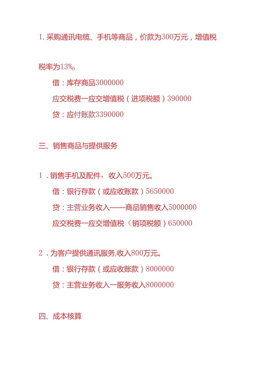 做账实操通讯企业的账务处理实例.docx_第2页