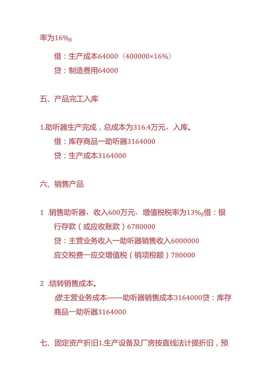 做账实操助听器生产企业的账务处理实例.docx_第3页