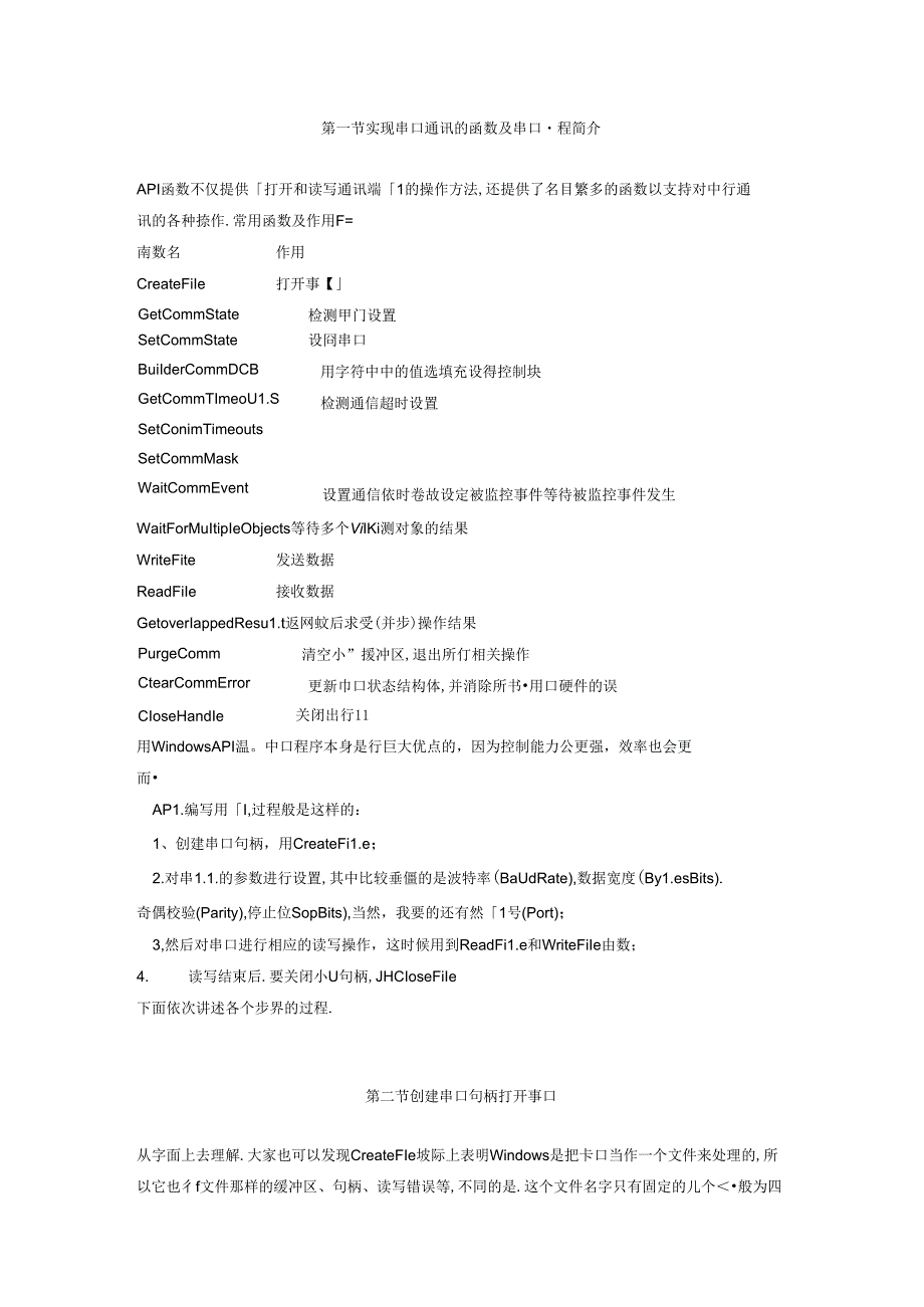 第一节实现串口通讯的函数及串口编程简介.docx_第1页