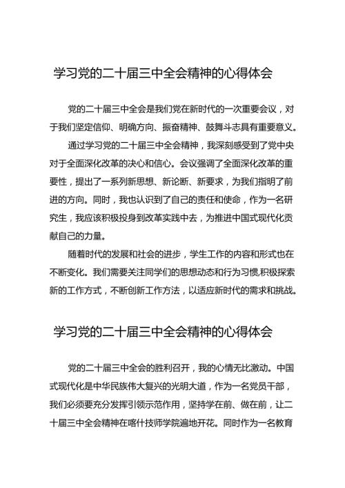 二十三中全会精神心得体会合集三十六篇.docx