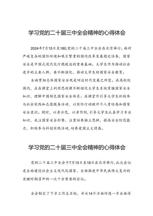学习二十三中全会精神的心得体会研讨发言三十六篇.docx