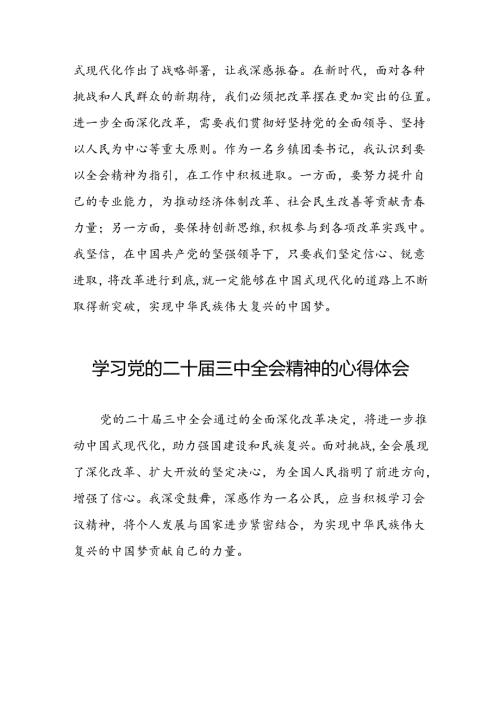 学习二十三中全会精神的心得体会研讨发言二十七篇.docx