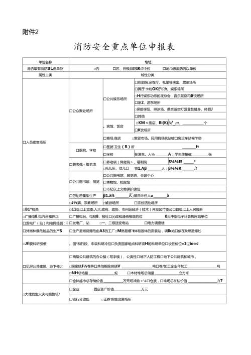 消防安全重点单位申报表.docx