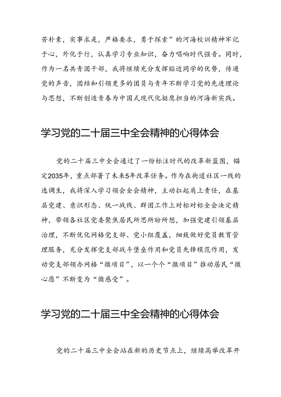 党员干部学习党的二十三中全会精神的心得体会交流发言四十四篇.docx_第2页