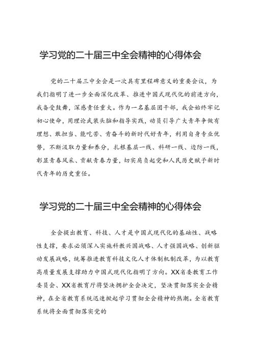 学习二十三中全会心得体会合集38篇.docx