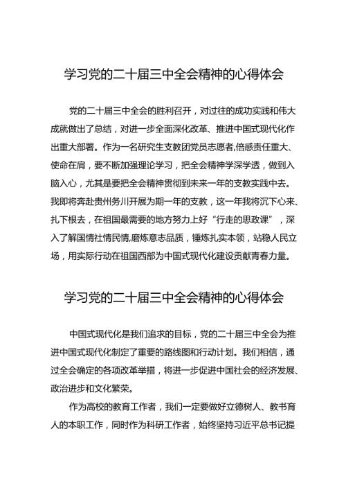 学习观看二十三中全会精神的心得体会合集三十六篇.docx