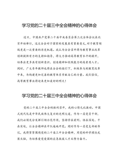 学习二十三中全会精神心得体会最新版25篇.docx