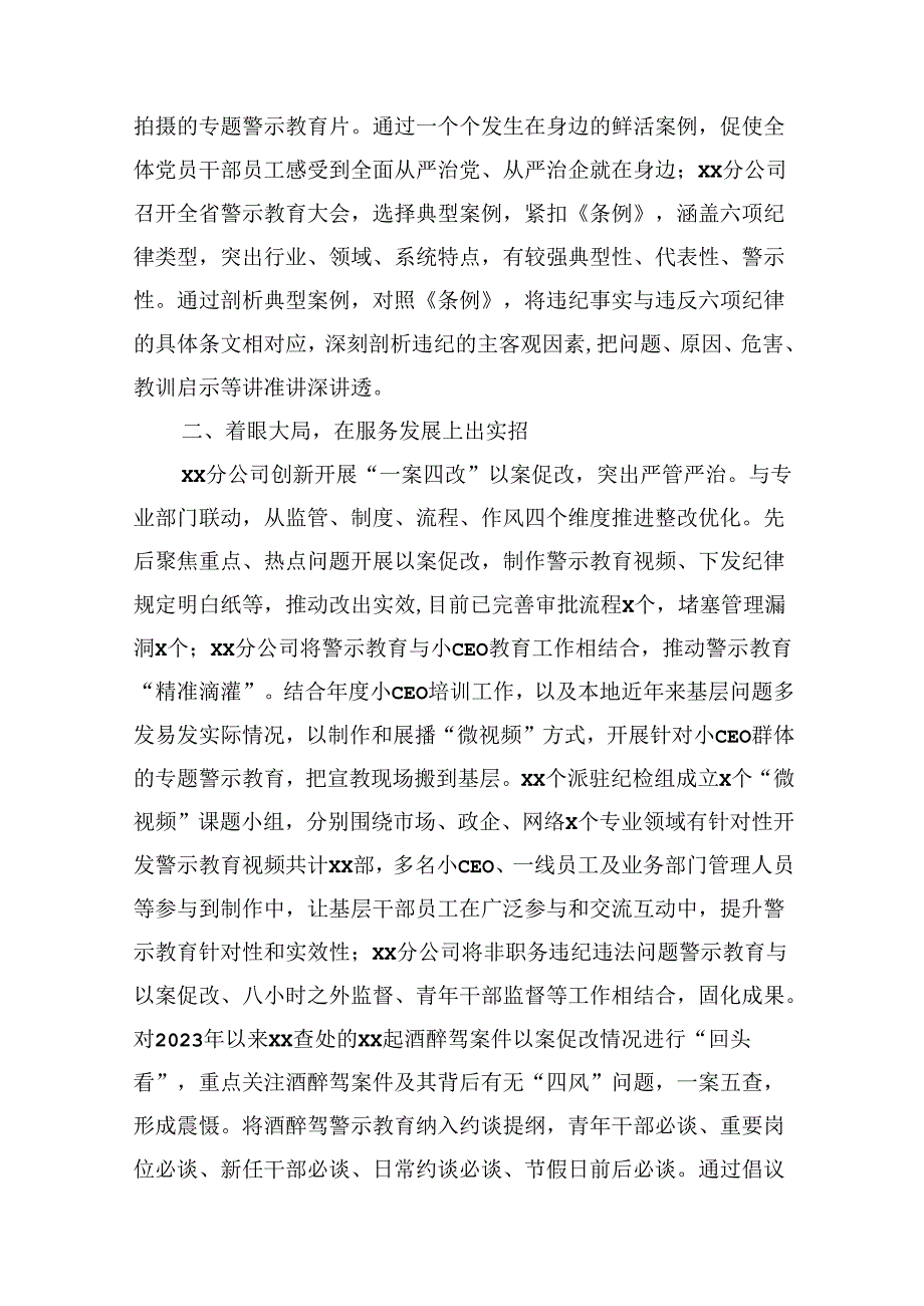 学习党纪学习教育阶段性工作总结材料汇编（16篇）（集团公司）(1).docx_第2页