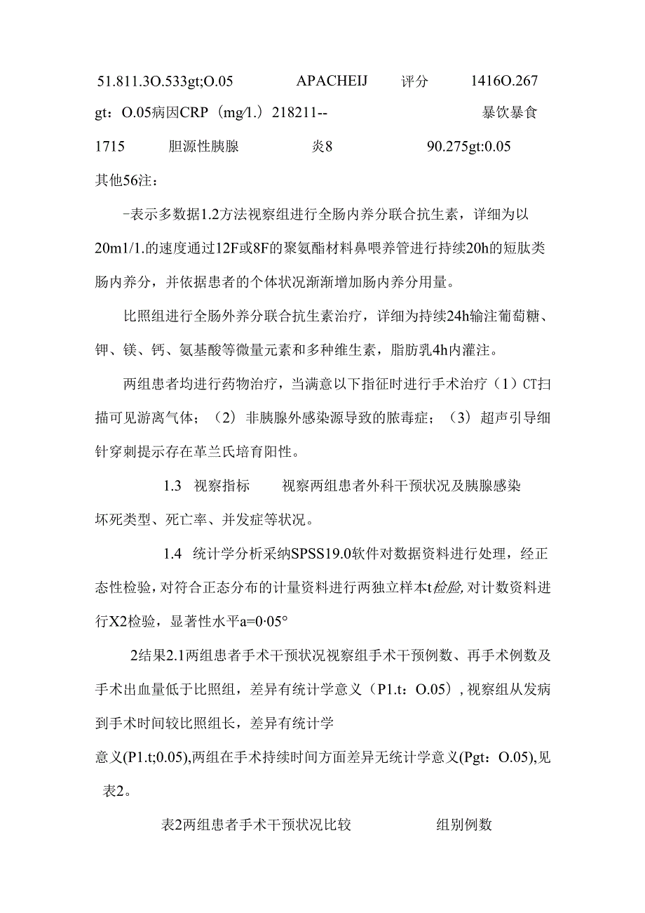 全肠内、外营养在急性重症胰腺炎胰腺坏死性感染的作用分析(1).docx_第3页